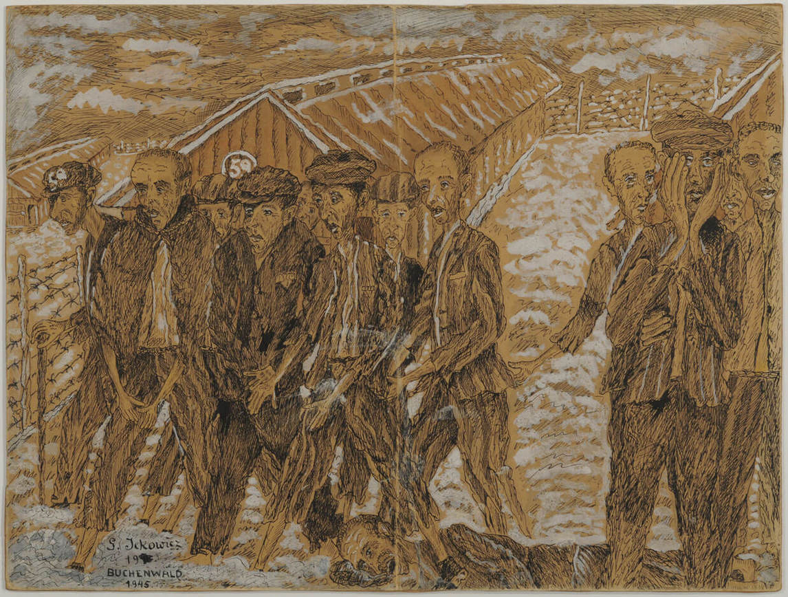 Art Canada Institute, Gershon Iskowitz, Buchenwald, 1944–45