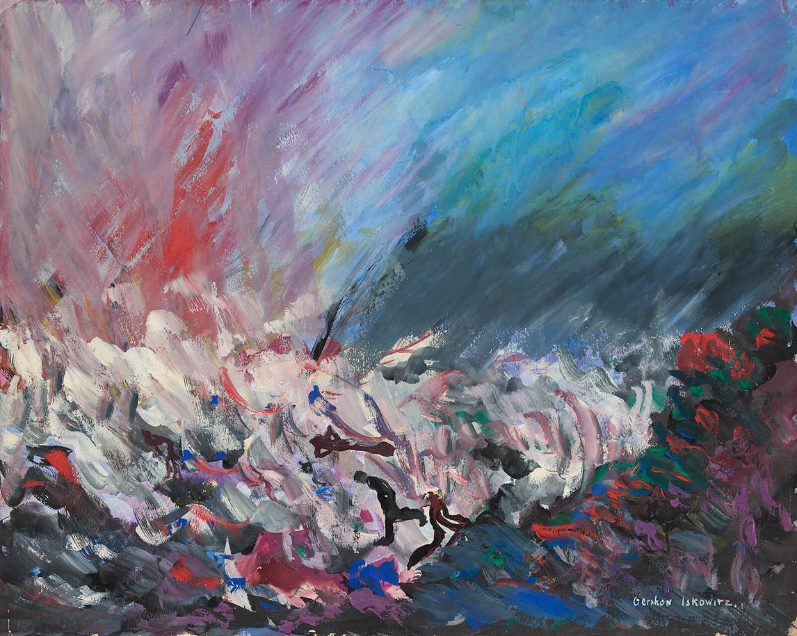 Art Canada Institute, Gershon Iskowitz, Explosion, c.1949–52