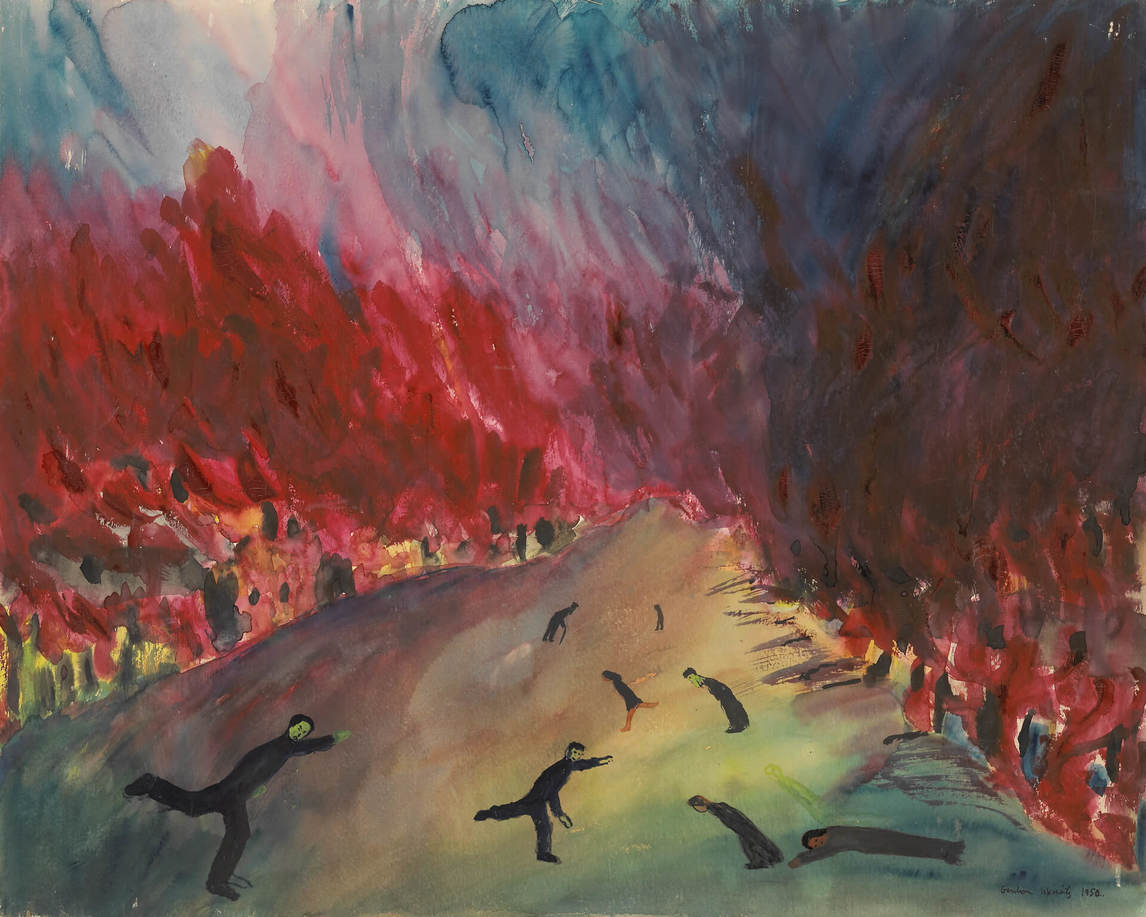 Art Canada Institute, Gershon Iskowitz, It Burns, c.1950–52