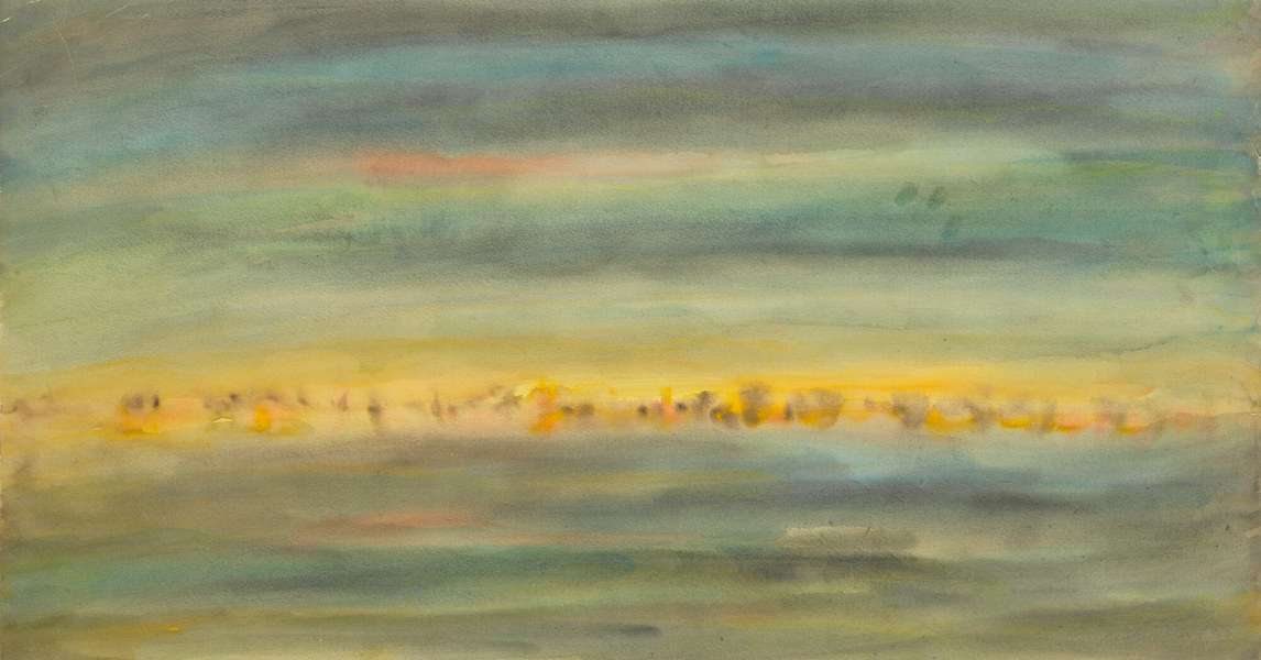 Art Canada Institute, Gershon Iskowitz, Untitled Landscape, 1960