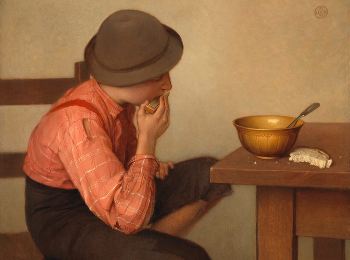 Ozias Leduc, Boy with Bread (L’enfant au pain), 1892–99