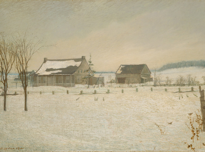 Ozias Leduc, La ferme Choquette, Belœil, 1901