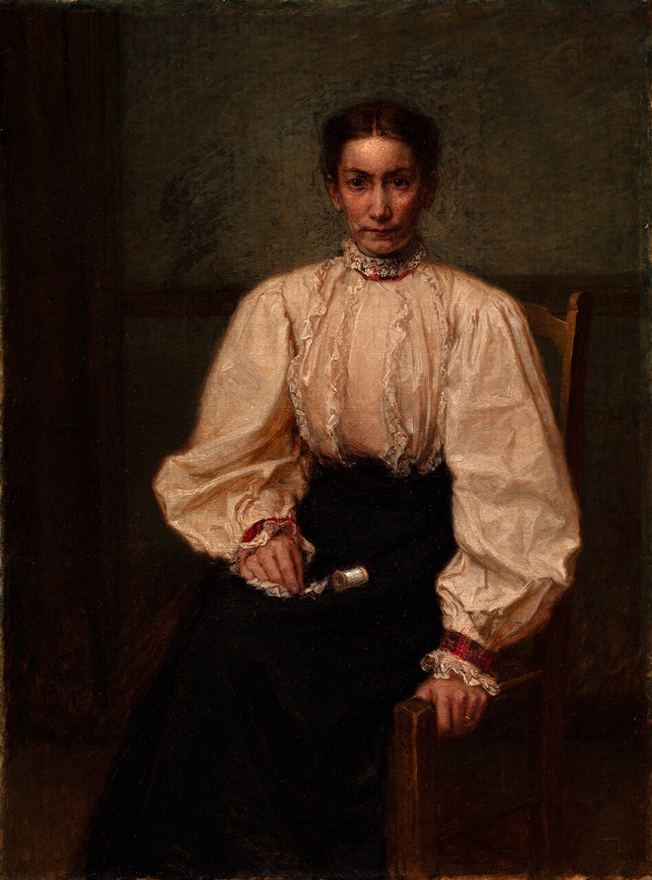 Ozias Leduc, Madame Ernest Lebrun, née Adélia Leduc, soeur de l'artiste, 1899
