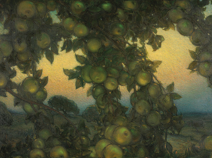 Ozias Leduc, Green Apples (Pommes vertes), 1914–15