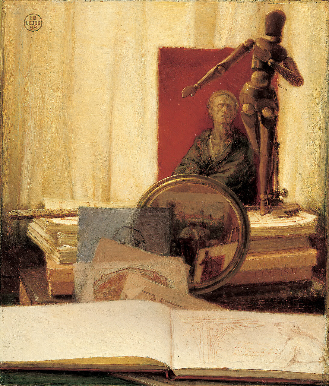 Ozias Leduc, Still Life with Lay Figure (Nature morte dite “au mannequin”), 1898