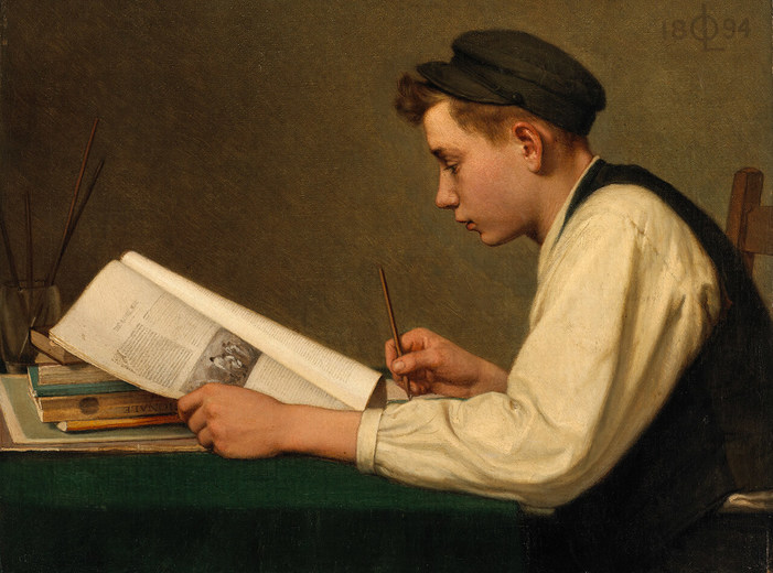 Ozias Leduc, The Young Student (Le jeune élève), 1894