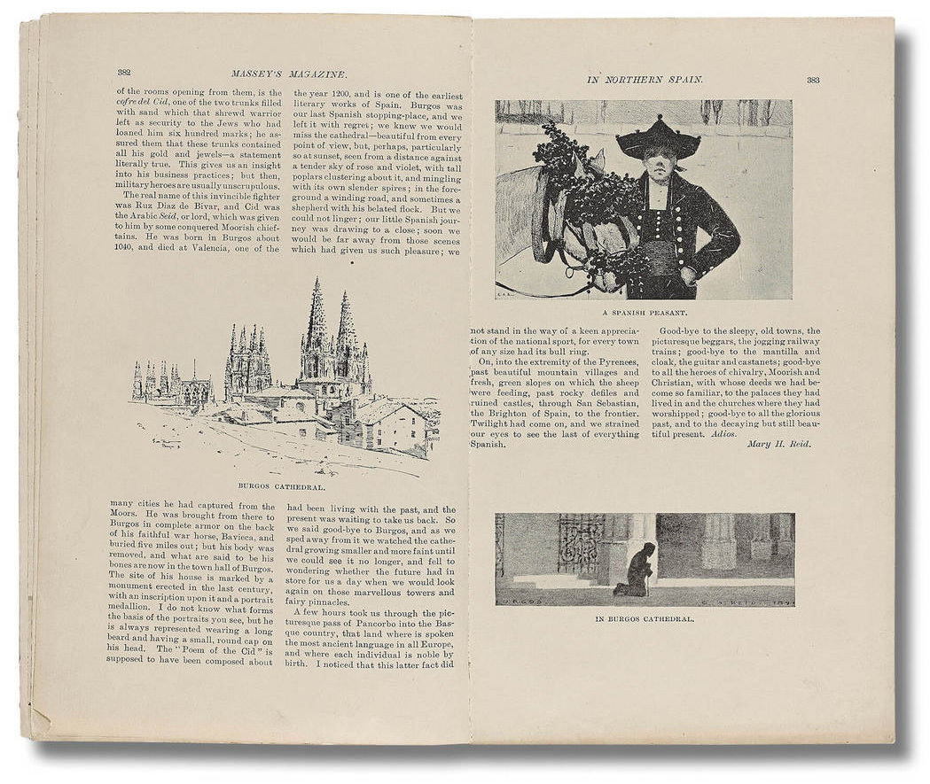 Mary Hiester Reid’s 1886 Massey’s Magazine article, featuring illustrations by George Agnew Reid