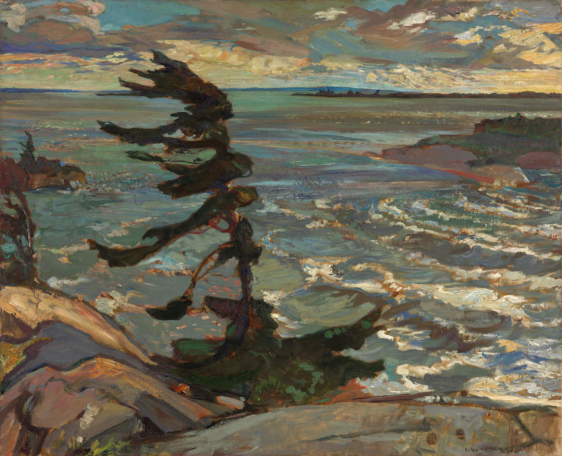 F. H. Varley, Stormy Weather, Georgian Bay (Tempête, baie Georgienne), 1921