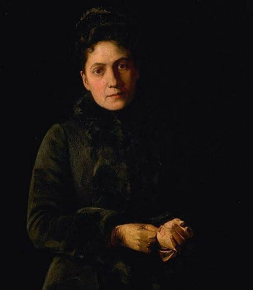 George Agnew Reid, Portrait of Mary Hiester Reid (Portrait de Mary Hiester Reid), 1885