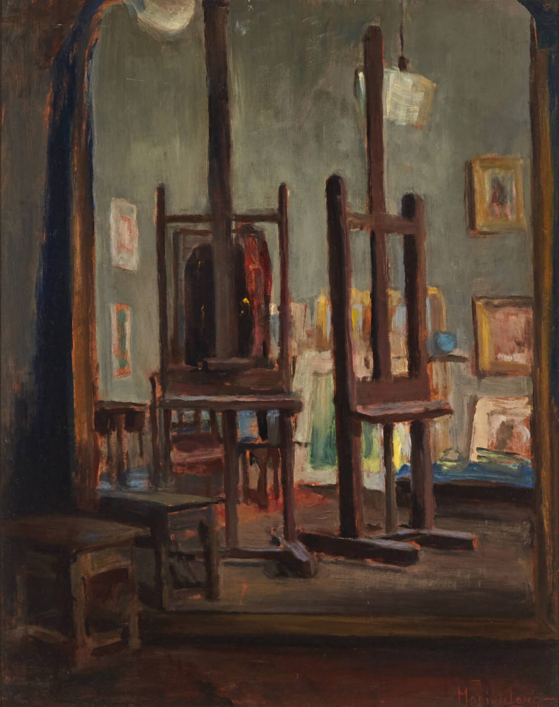 Marion Long, The Artist's Studio, n.d.