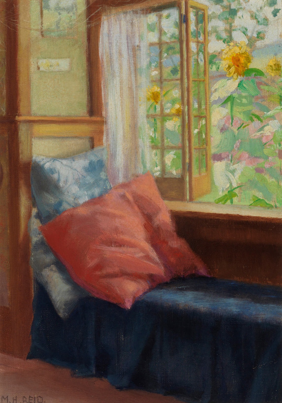 Mary Hiester Reid, Interior with a Garden View, n.d.