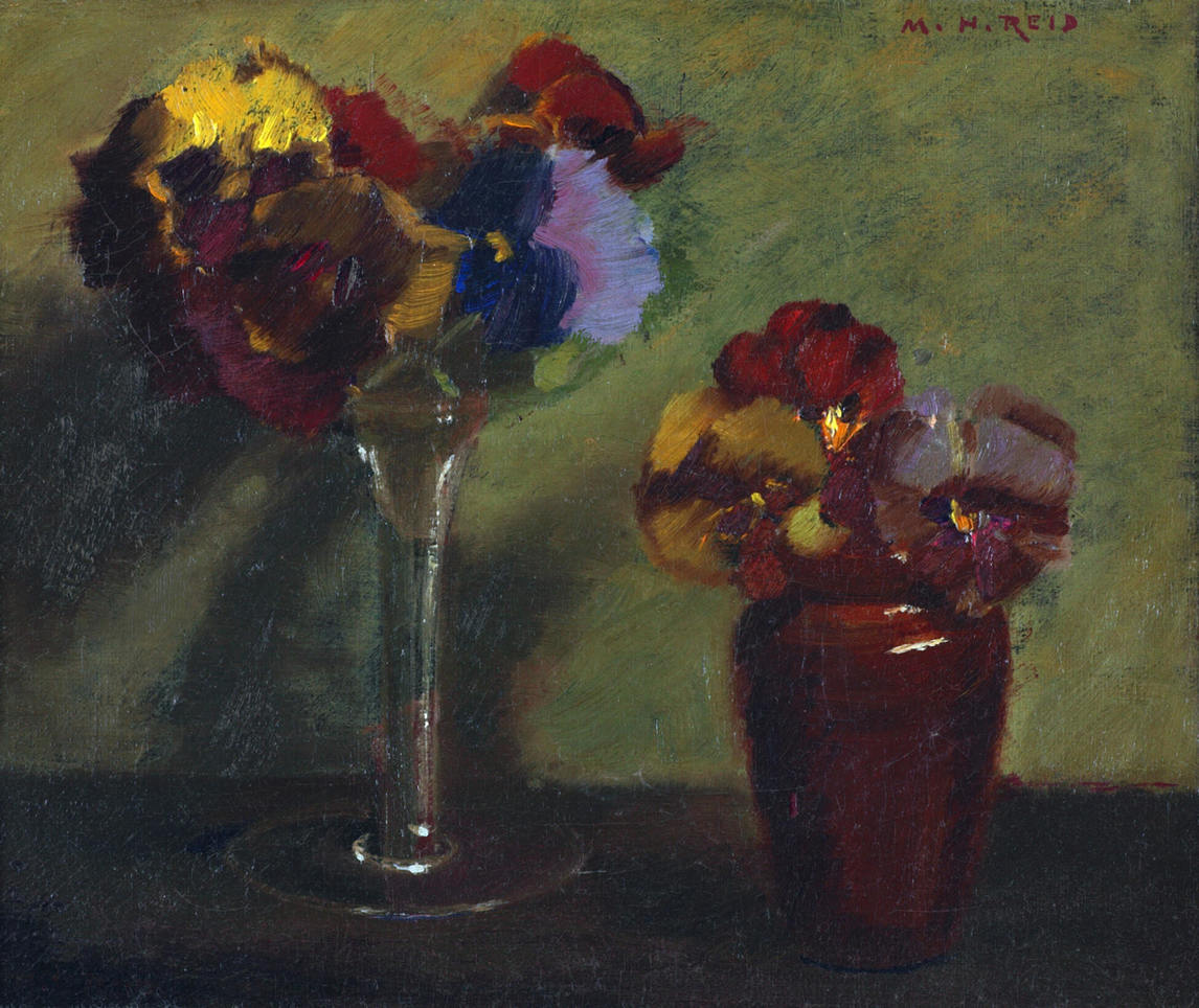 Mary Hiester Reid, Pansies, (Pensées), s.d.