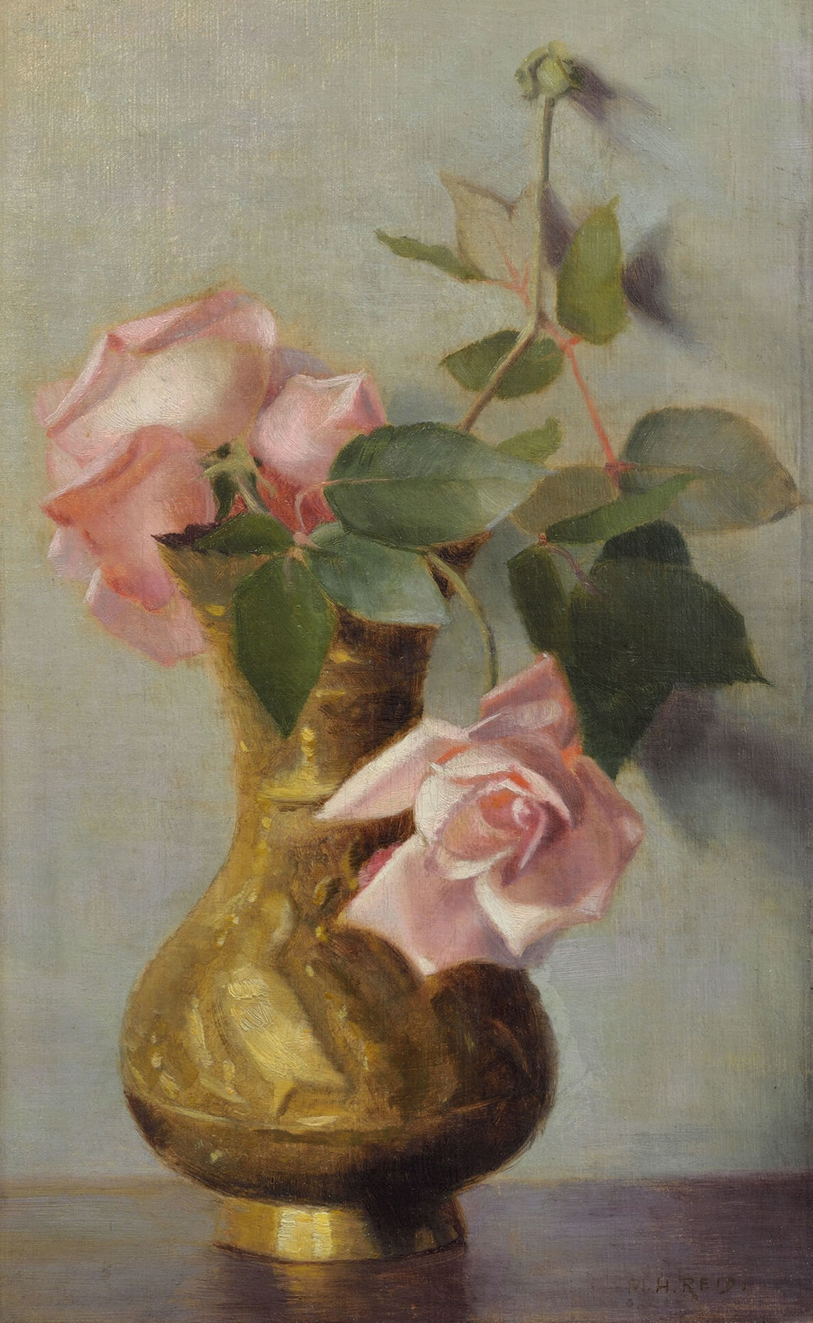 Mary Hiester Reid, Roses in Antique Vase (Roses dans un vase ancien), s.d. 