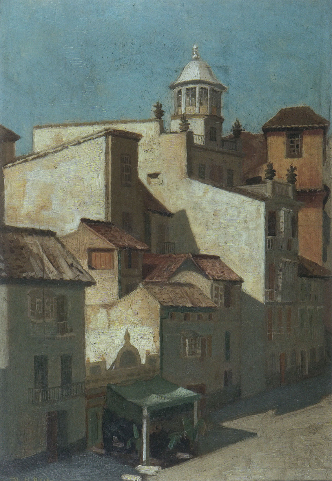 Mary Hiester Reid, Street Scene, Malaga, Spain, n.d.