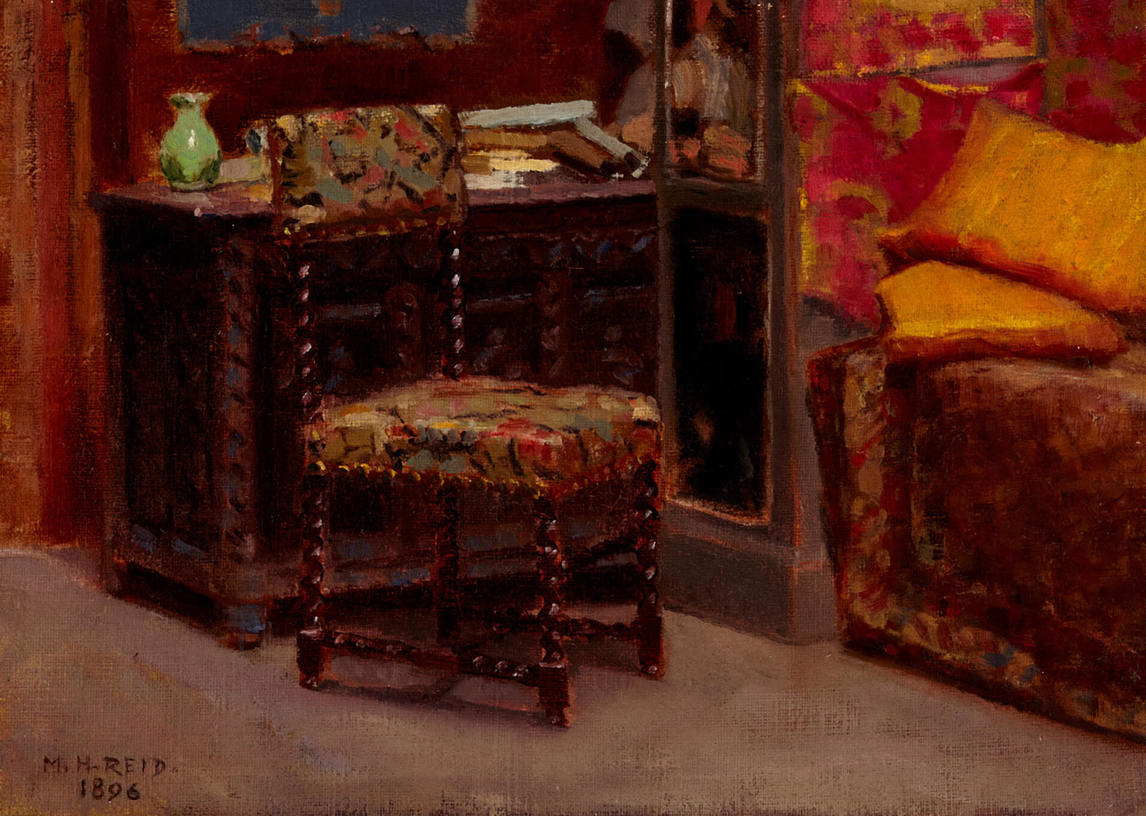 Mary Hiester Reid, Studio in Paris, 1896