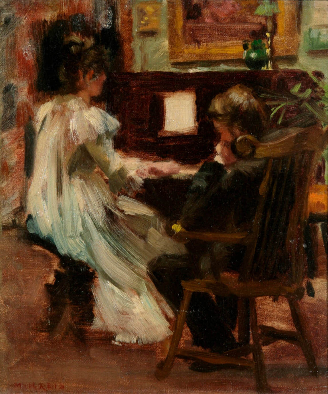 Mary Hiester Reid, Study for "An Idle Hour” (Étude pour « Temps libre »), v.1896