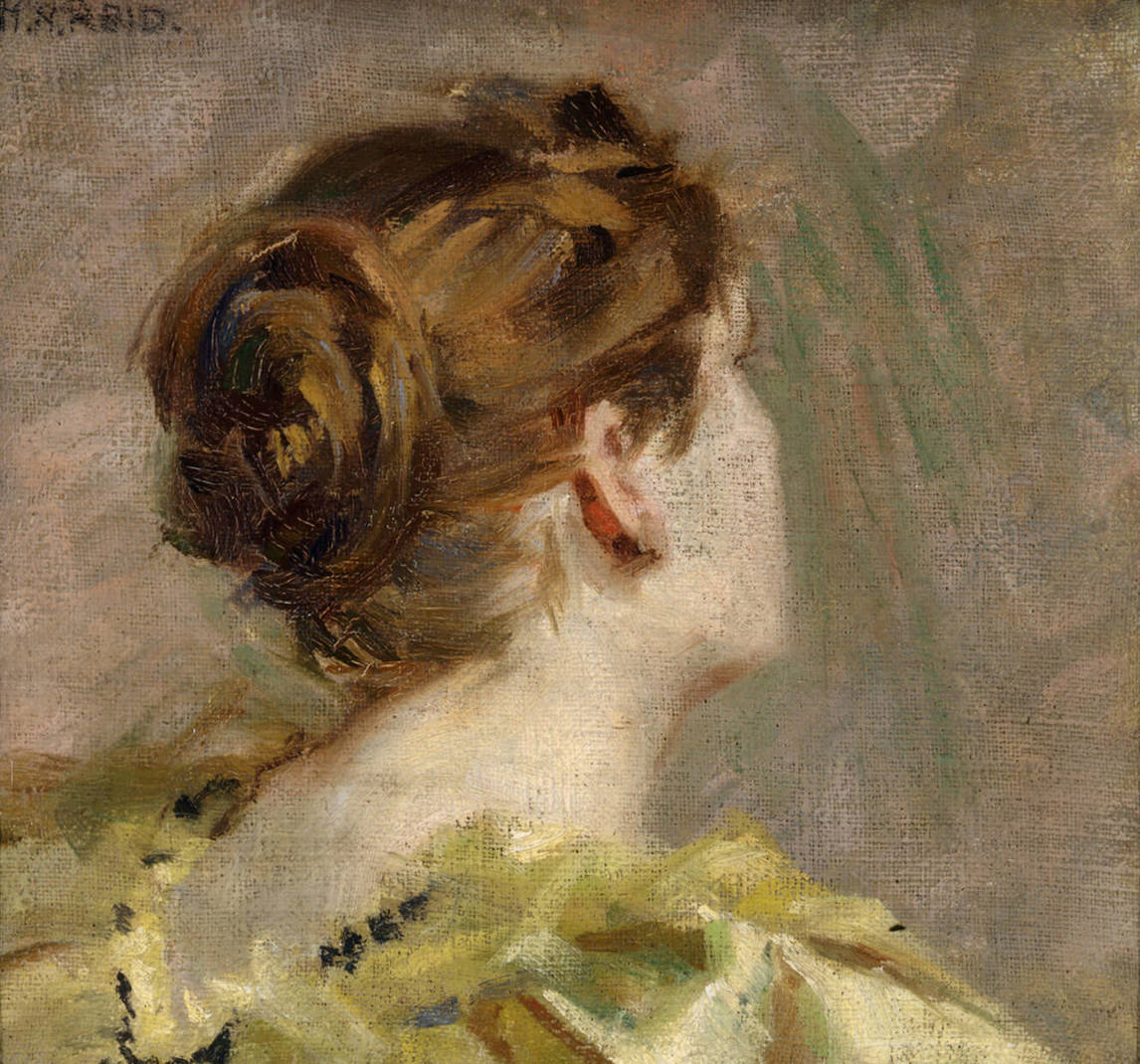 Mary Hiester Reid, Study of a Head, n.d.