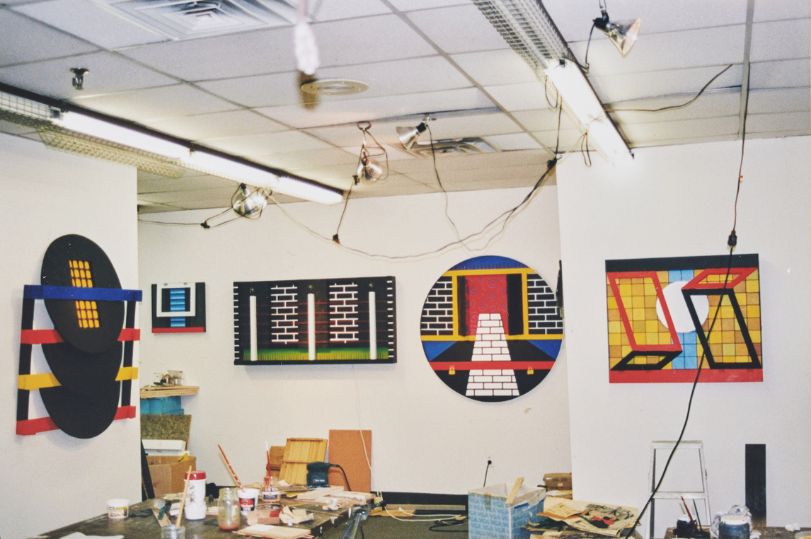 Composites in Sorel Etrog’s studio nearby Yonge and Eglinton, 1997