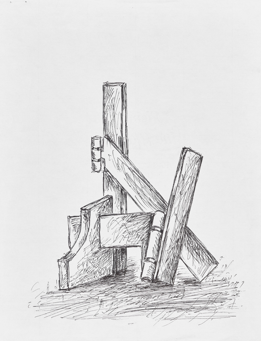 Sorel Etrog, Croquis pour Powersoul (Âme puissante), v.1988