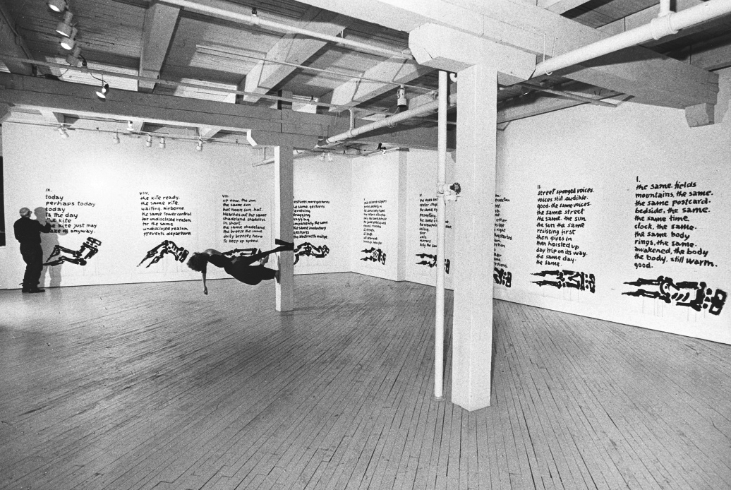 The Bodifestation of the Kite, installation view at Grunwald Gallery, Toronto, 1984