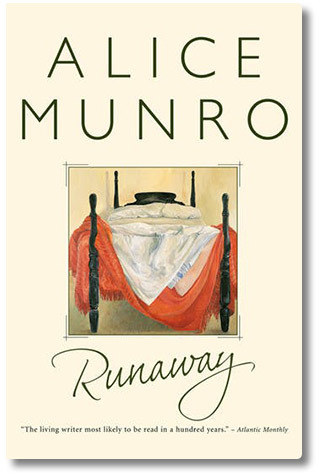 Couverture du recueil de nouvelles d’Alice Munro, Runaway, 2004
