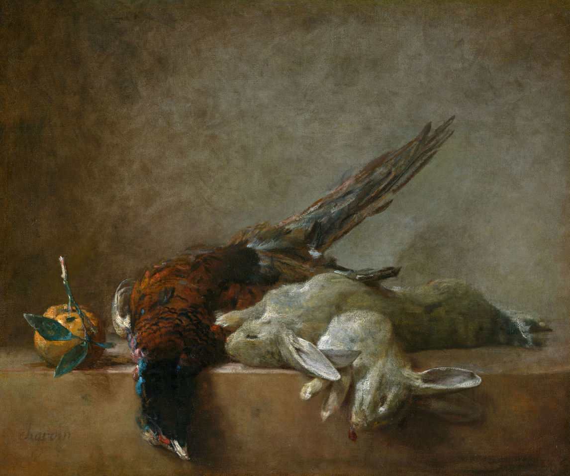 Still Life with Game, probably 1750s