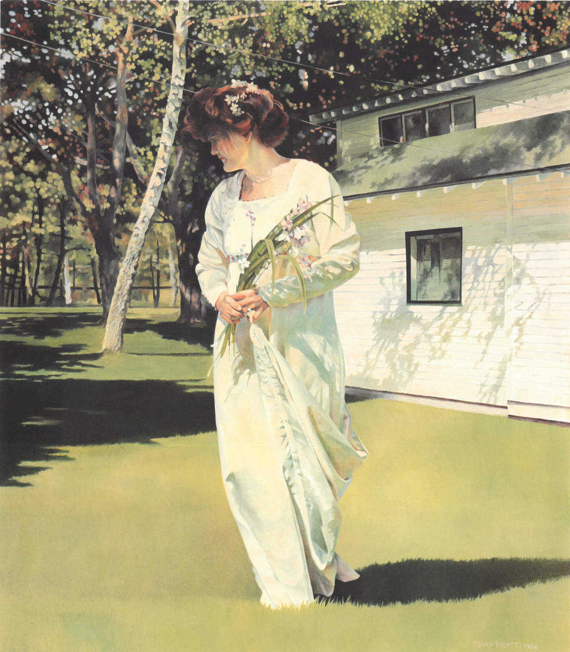 Mary Pratt, Anne in my Garden (Anne dans mon jardin), 1986