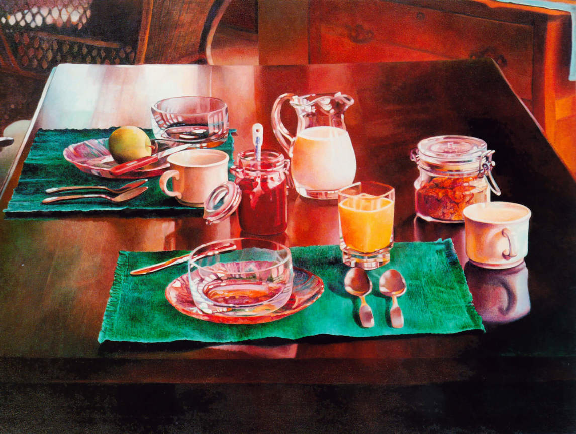 Mary Pratt, Breakfast Last Summer, 1994