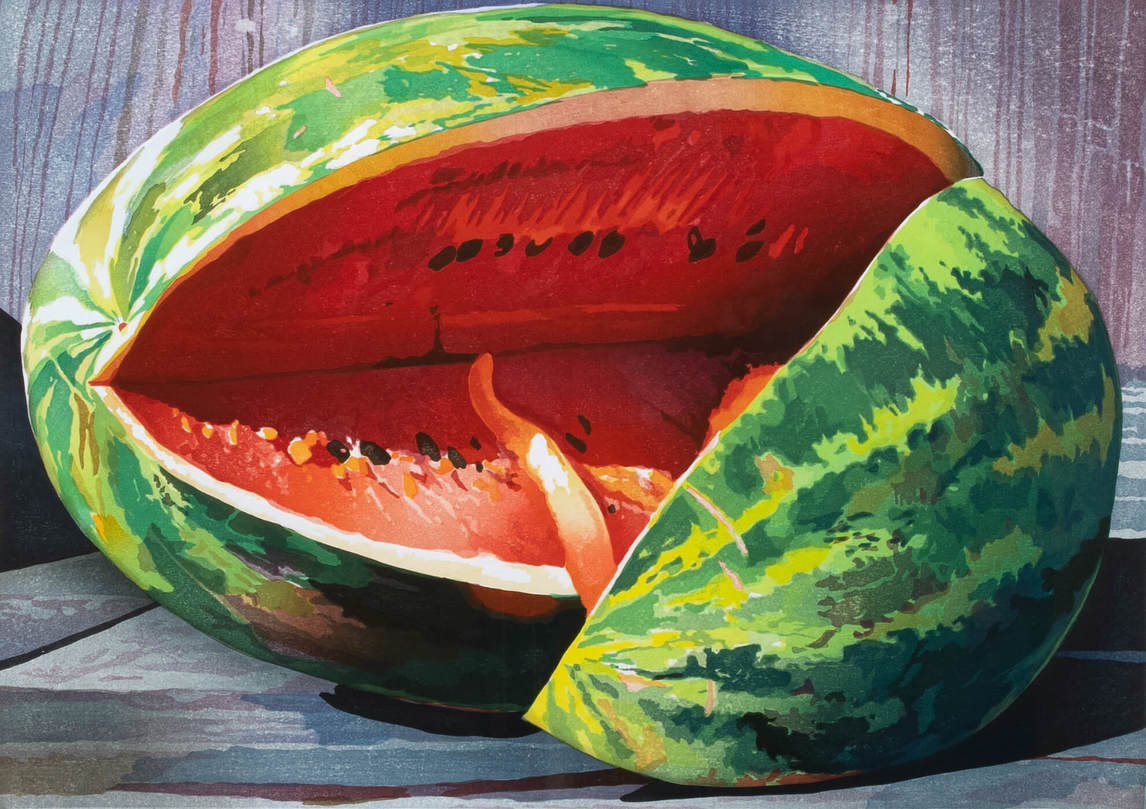 Mary Pratt, Cut Watermelon, 1997