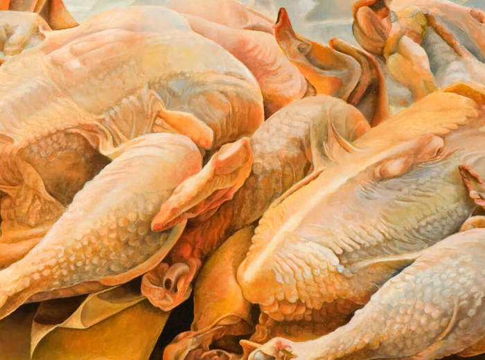 Poulets éviscérés, 1971 