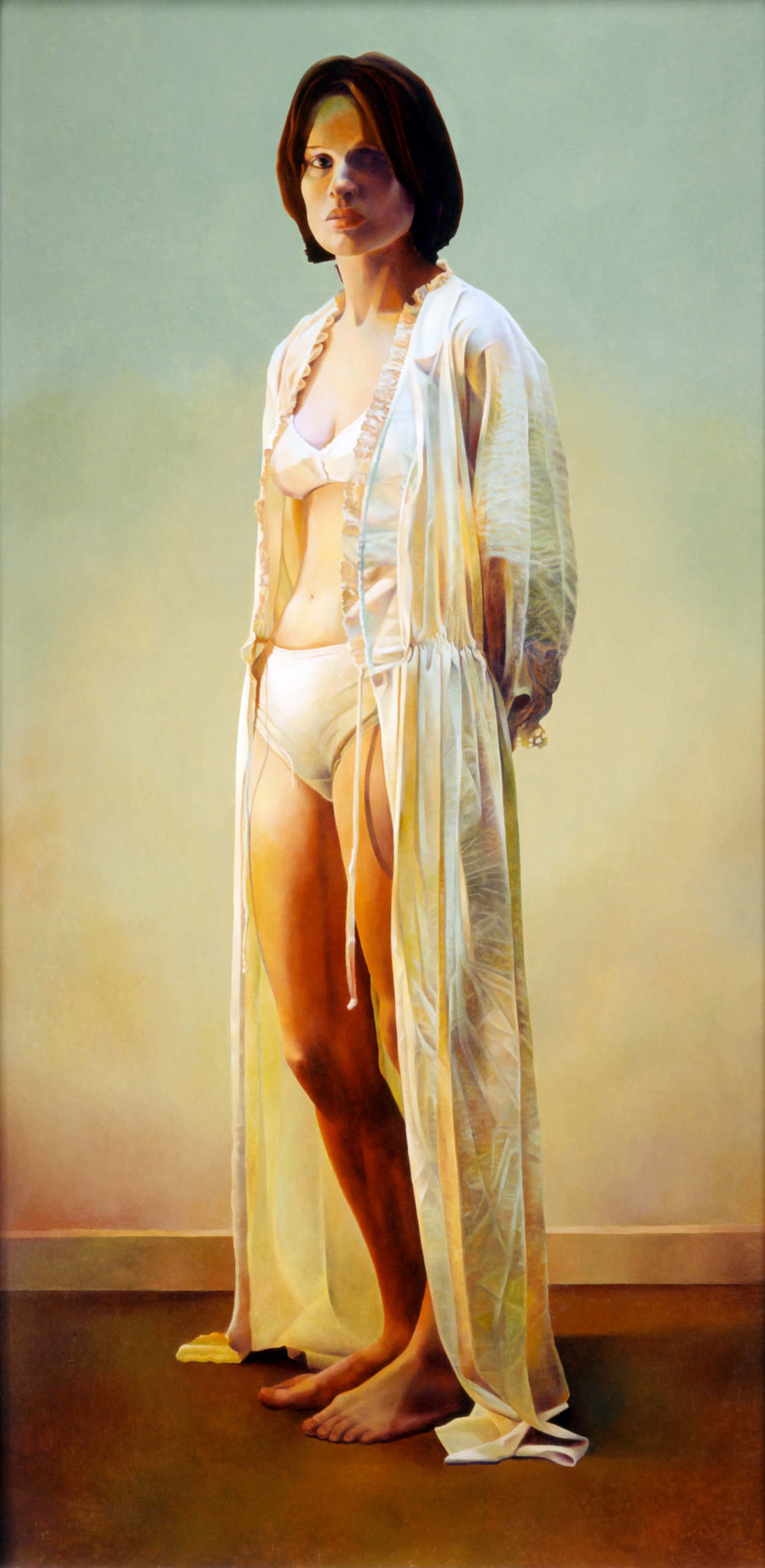 Mary Pratt, Girl in My Dressing Gown, 1981