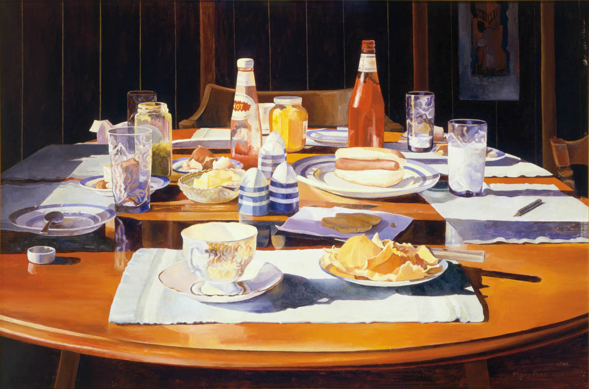 Mary Pratt, Supper Table, 1969
