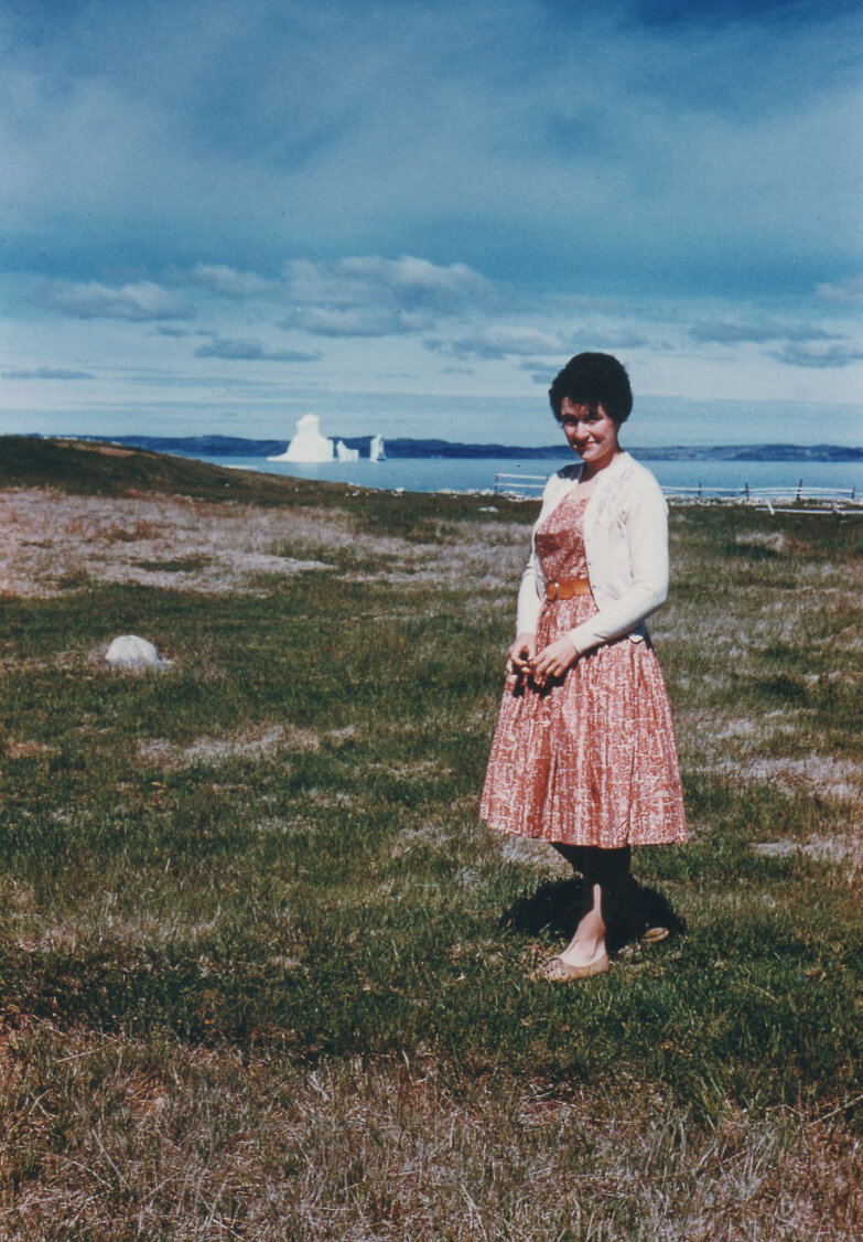 Mary West in Newfoundland, 1950s,