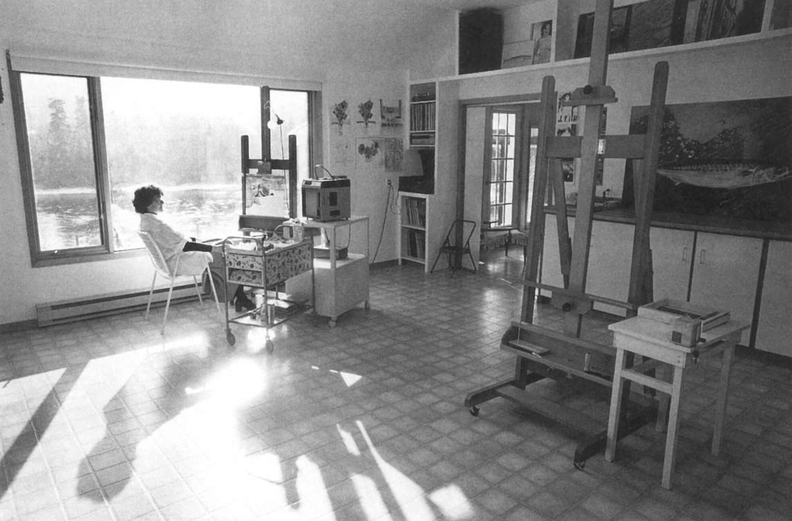 Mary Pratt's studio, c.1990s