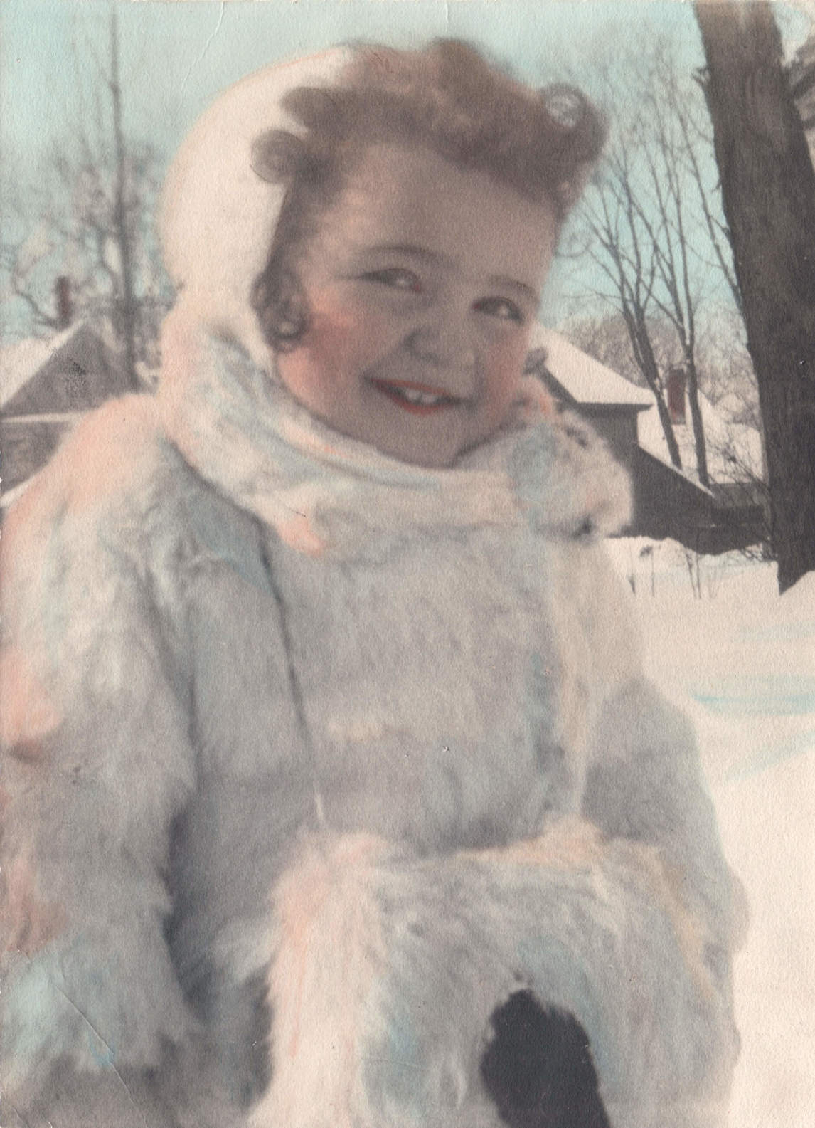 Mary West as a toddler, c.1938