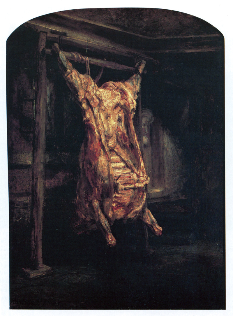 Rembrandt van Rijn, Slaughtered Ox, 1655