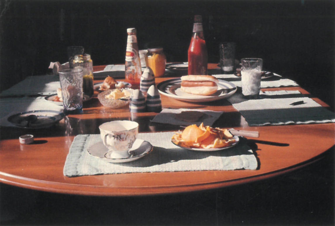 35mm slide used as the source for Supper Table, 1969