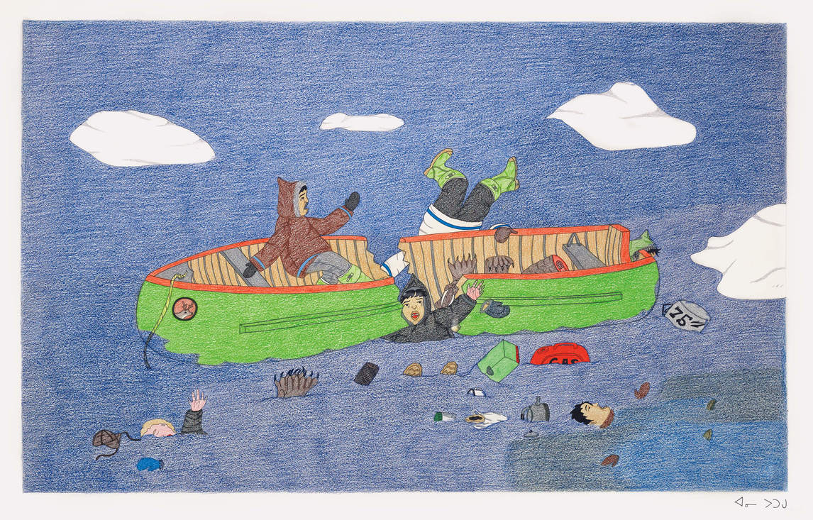 Annie Pootoogook, A True Story (Une histoire vraie), 2006