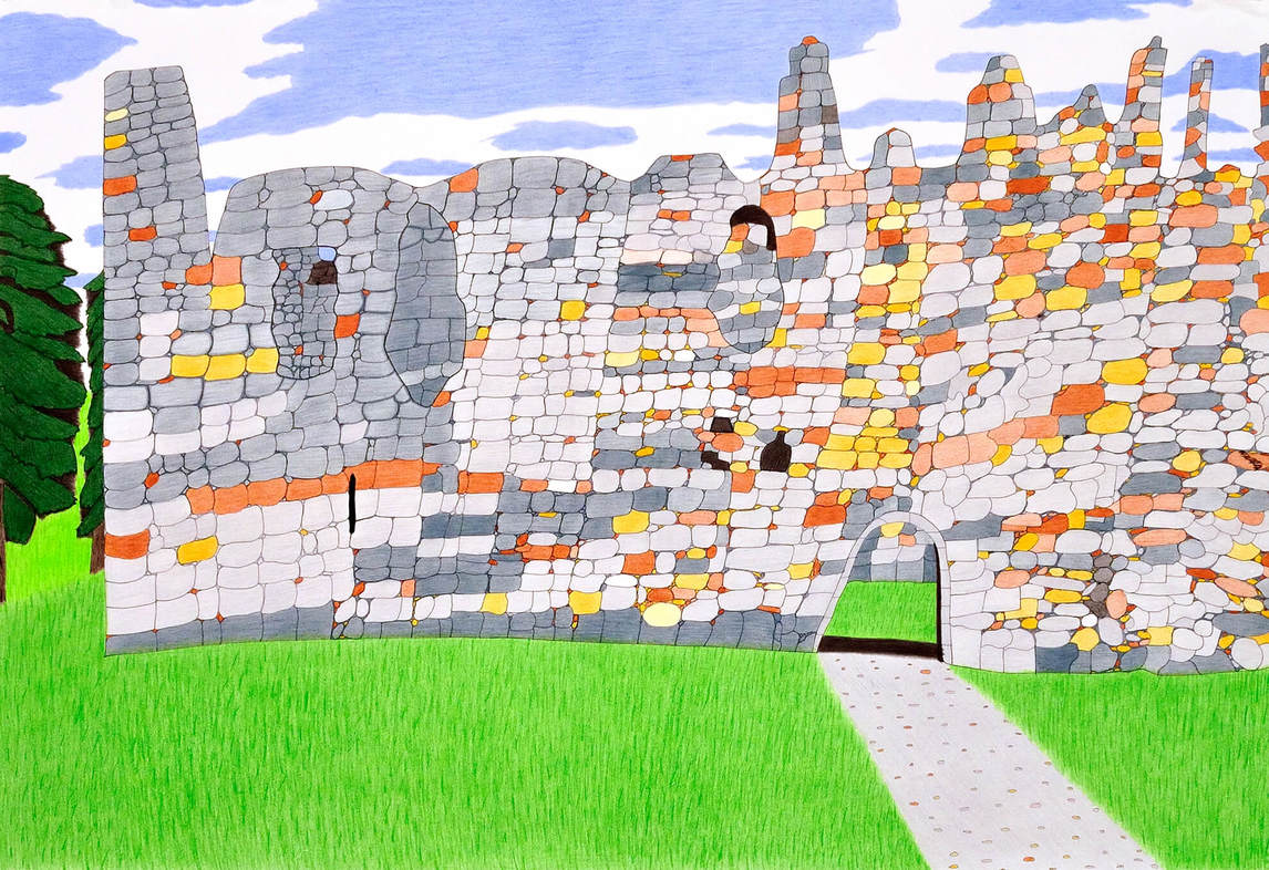 Annie Pootoogook, Balvenie Castle (Château de Balvenie), 2006