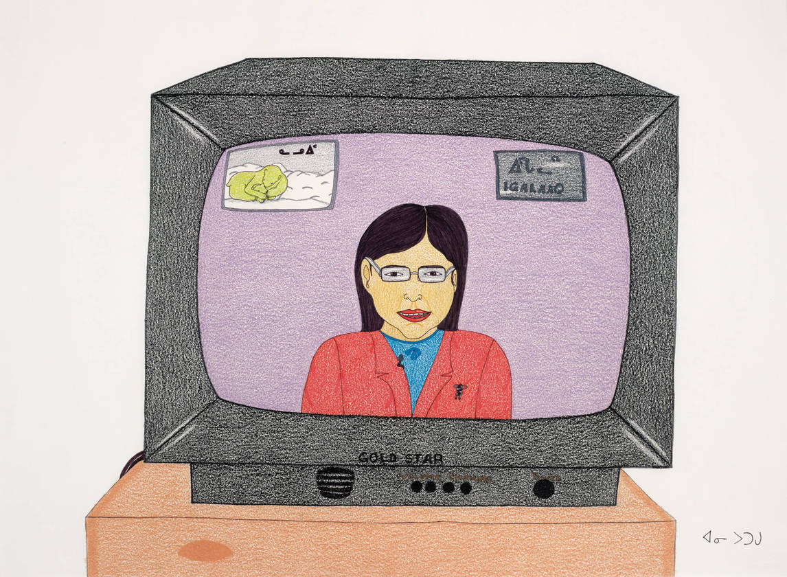 Annie Pootoogook, Gold Star TV (Télévision Gold Star), 2003-2004