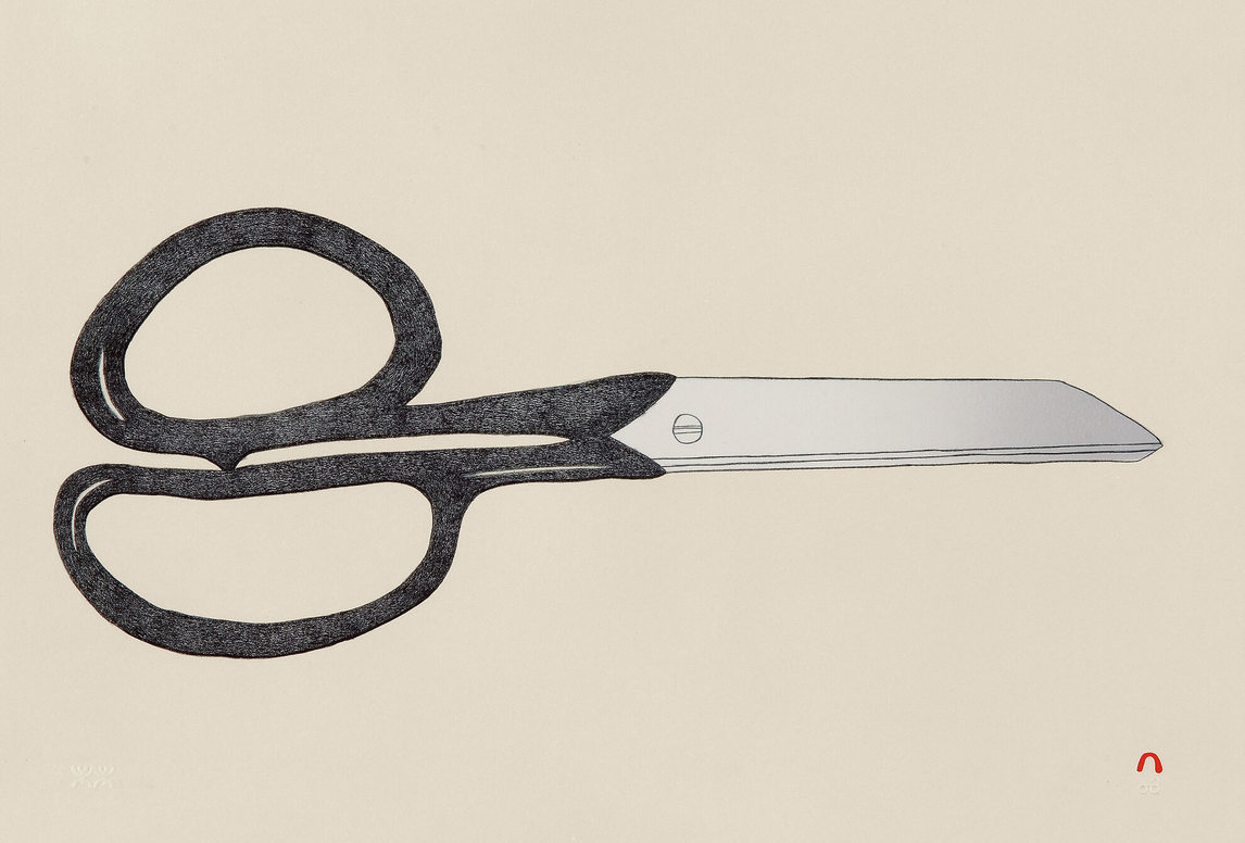 Annie Pootoogook, Kijjautiik [Scissors] (Kijjautiik [Ciseaux]), 2007