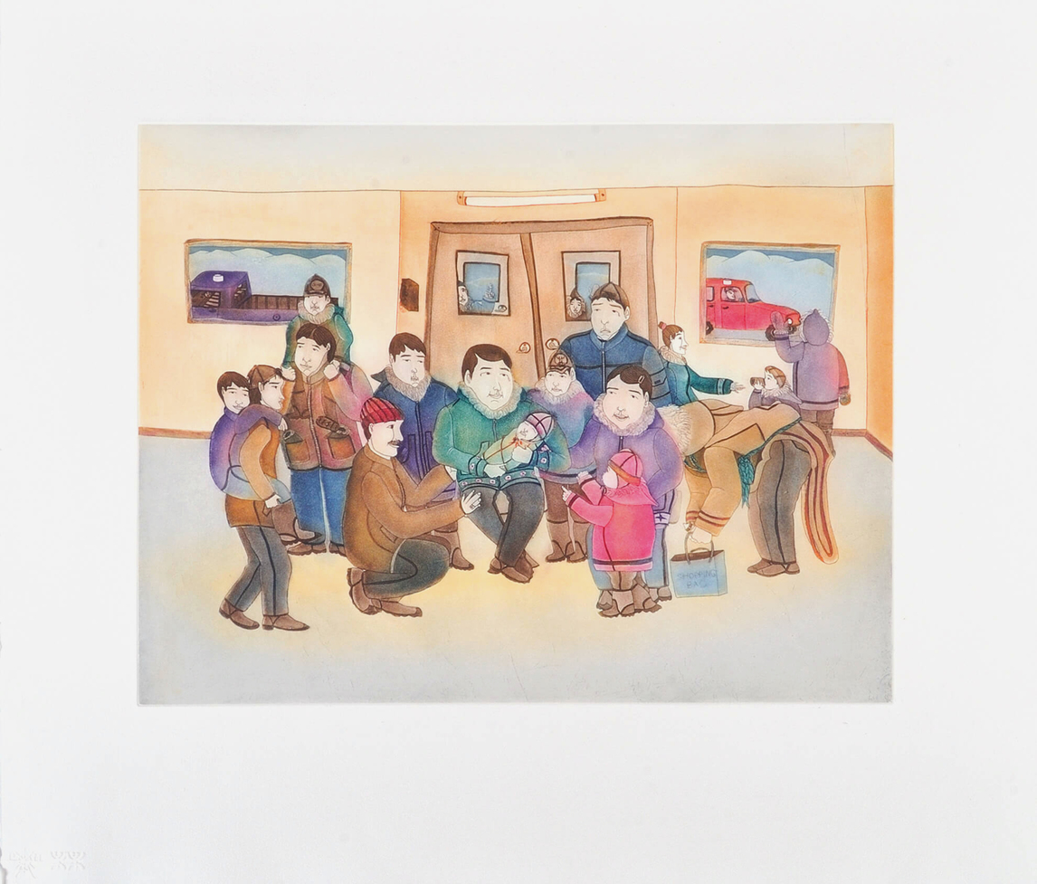 Annie Pootoogook, The Homecoming (À la maison), 2006