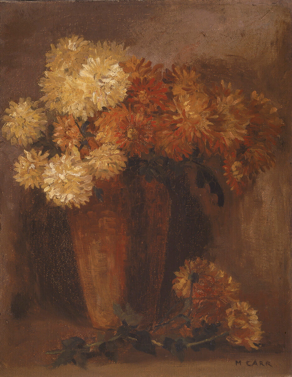 Art Canada Institute, Emily Carr, Chrysanthemums, c. 1900