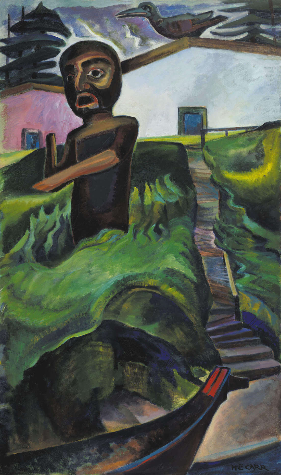 Art Canada Institute, Emily Carr, The Crazy Stair, c. 1928–30