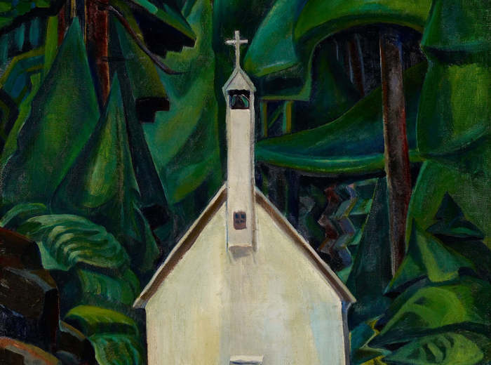 Emily Carr, Église du village de Yuquot, 1929