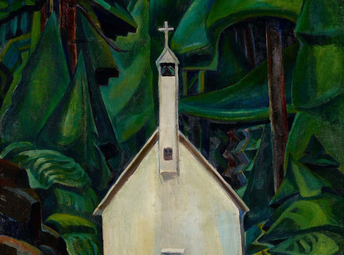 Emily Carr, Church in Yuquot Village, 1929