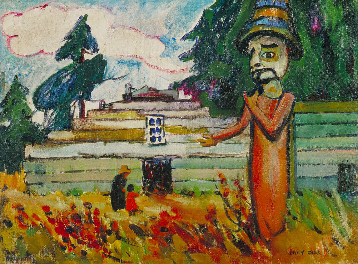 (Emily Carr, Potlatch Figure (Mimquimlees), 1912,)
Emily Carr is one of the most prominent artists in Canada, sporting a uni
