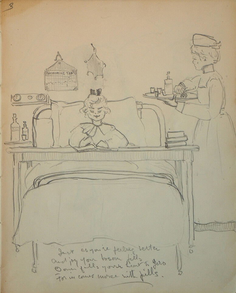 Art Canada Institute, Emily Carr, Sketchbook for Pause; Rest, page 3, 1903
