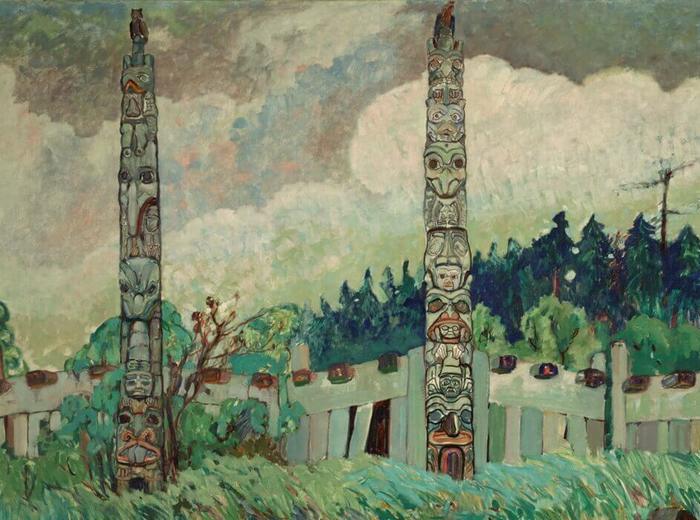 Emily Carr, Tanoo, îles de la Reine-Charlotte, 1913