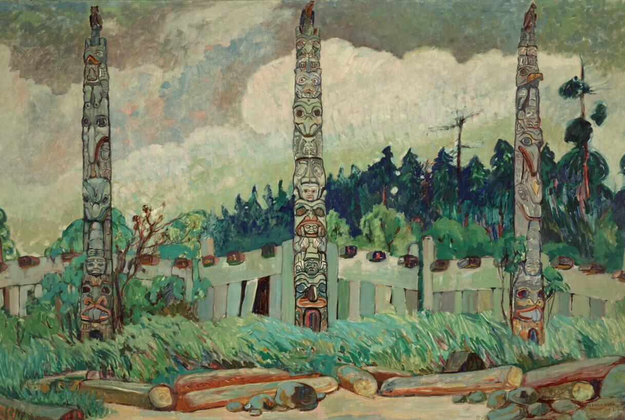 Emily Carr, Tanoo, îles de la Reine-Charlotte, 1913